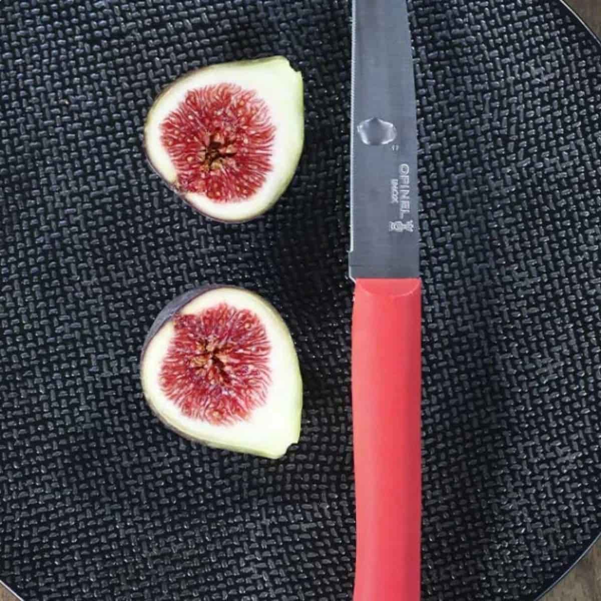Opinel Utility Knife 11 cm Red Handle No 125+ Bon Appetit+ 001902