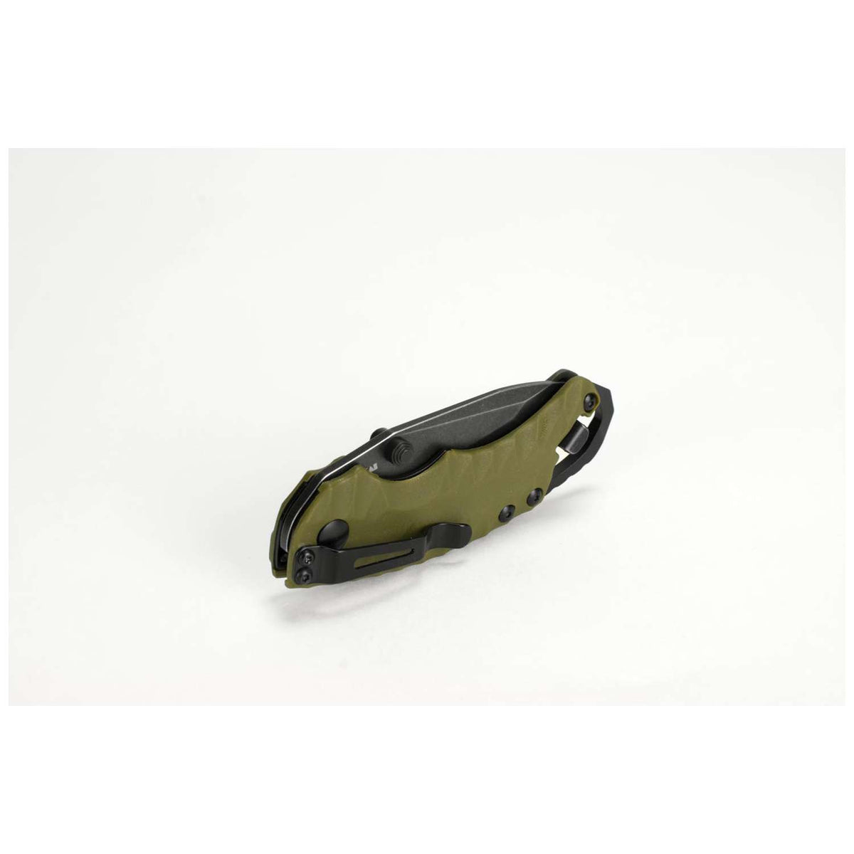 Kershaw Shuffle Tanto BlackWash Pocket Knife 7 cm Olive Handle 86 gr 8750TOLBWX