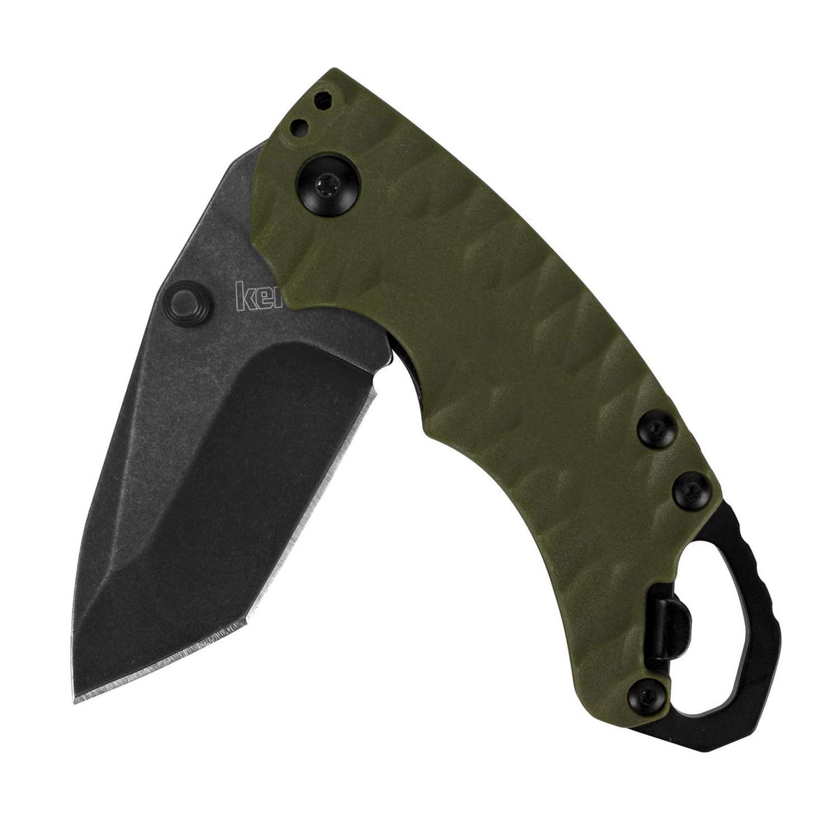 Kershaw Shuffle Tanto BlackWash Pocket Knife 7 cm Olive Handle 86 gr 8750TOLBWX