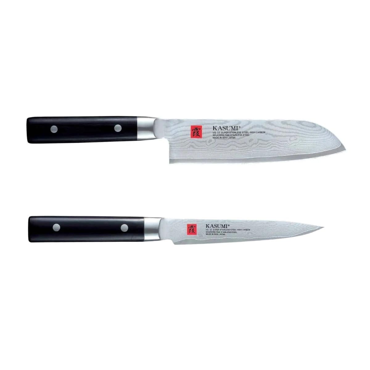 Kasumi Knives Set 2 pcs In Gift Box Damascus 891812