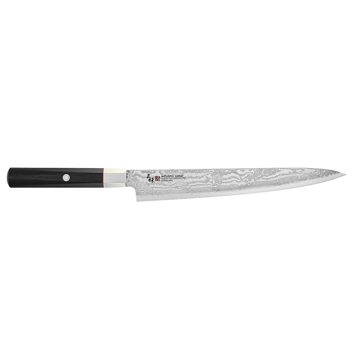 Mcusta zanmai Damascus Carving Knife 24 cm Hybrid Splash HZ2-3010DS