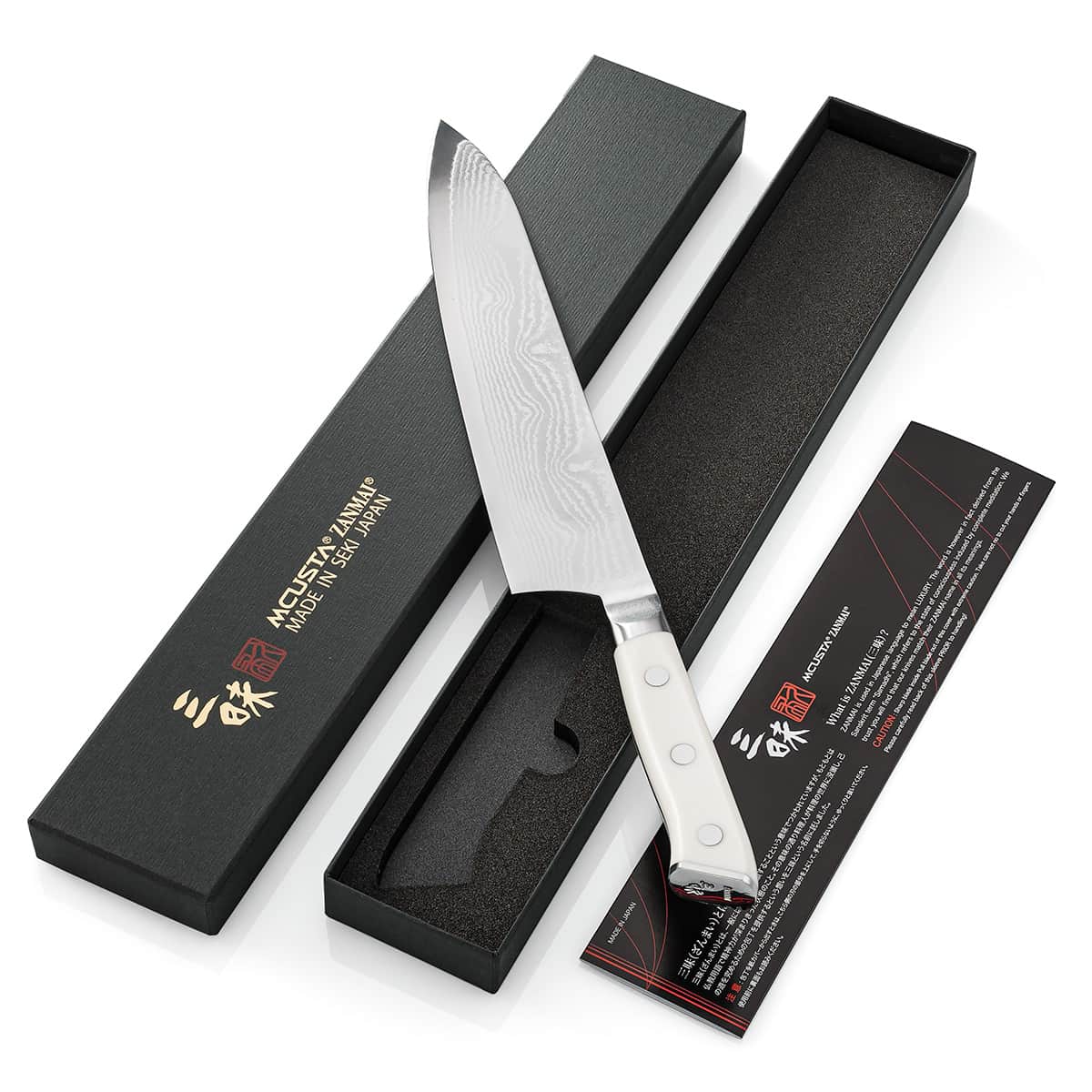 Mcusta zanmai Damascus Chef's Knife 24 cm Classic Damascus Corian HKC-3007D