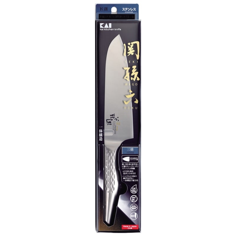 KAI Santoku Knife 16.5 cm Seki Magoroku Shoso AB-5156
