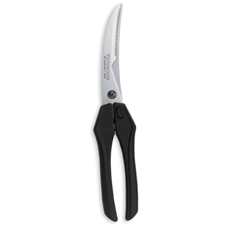 Victorinox Stainless Steel Poultry Scissors Black Handle 7.6343