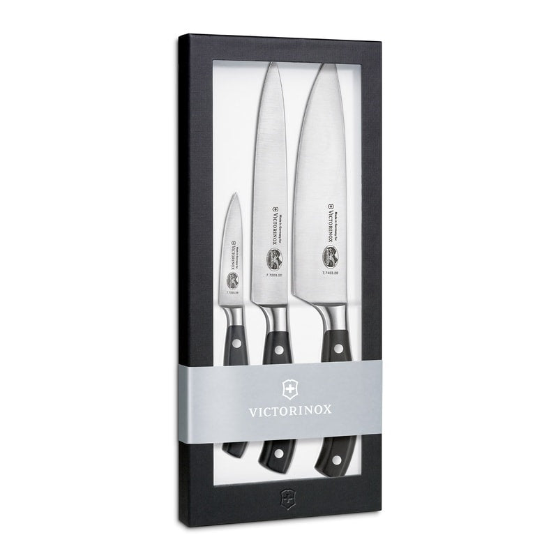 Victorinox Forged Knives 3-Piece Set Gift Box Grand Maitre 7.7243.3