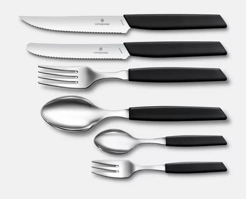Victorinox Μαχαίρι steak οδοντωτό 12 εκατ. μαύρο Swiss Modern 6.9003.12W