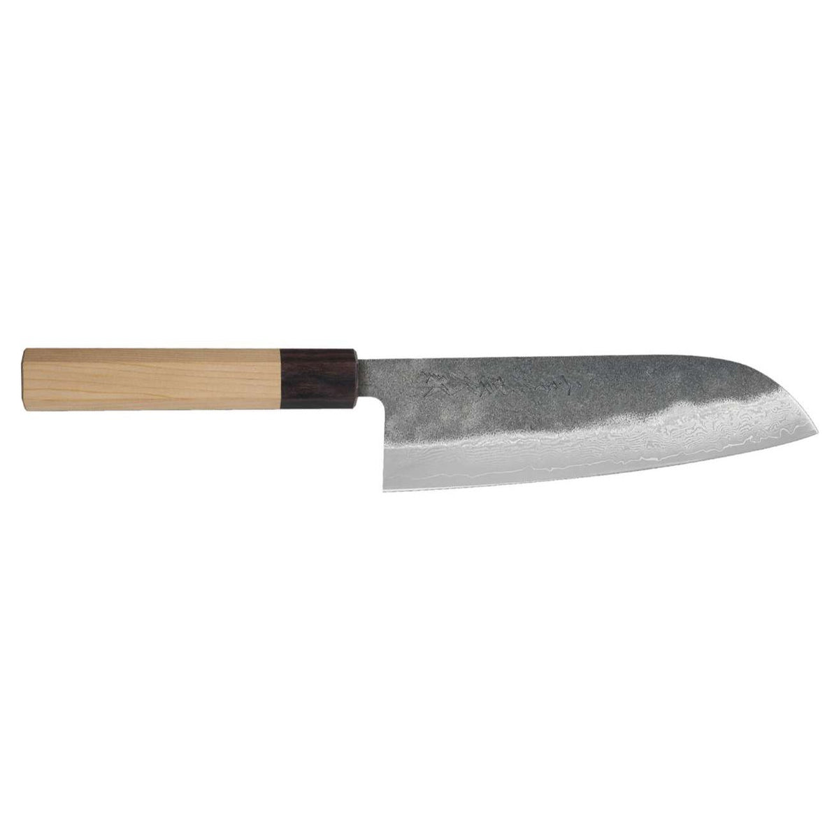 Tojiro Damascus Handmade Santoku Knife 17 cm Cedar Handle