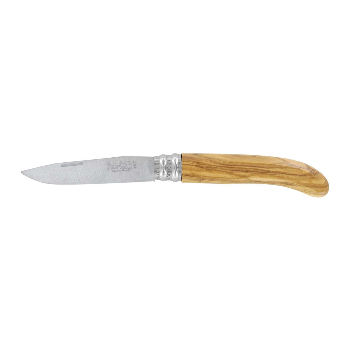 Andre verdier Pocket Knife 9.5 cm Olive Handle L'Alpage