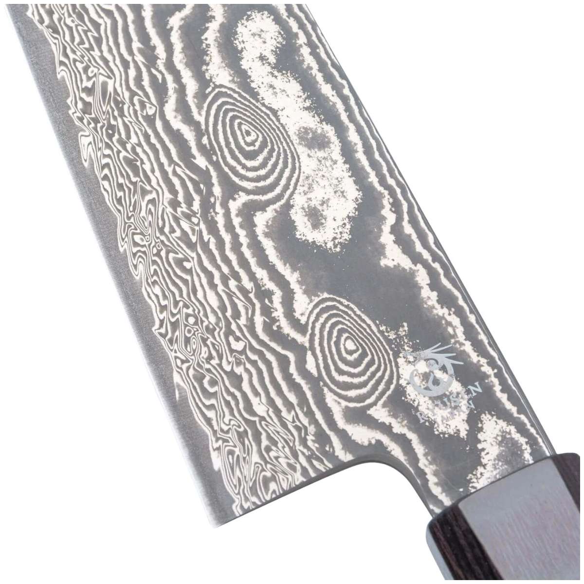 Ryusen Damascus Slicing Knife 24 cm Quince Handle Bonten Unryu KAI BU-510