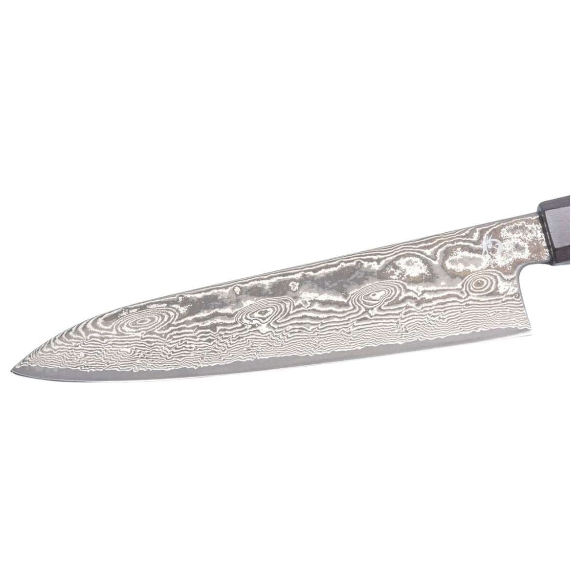 Ryusen Damascus Santoku Knife 17.5 cm Quince Handle Bonten Unryu KAI BU-507