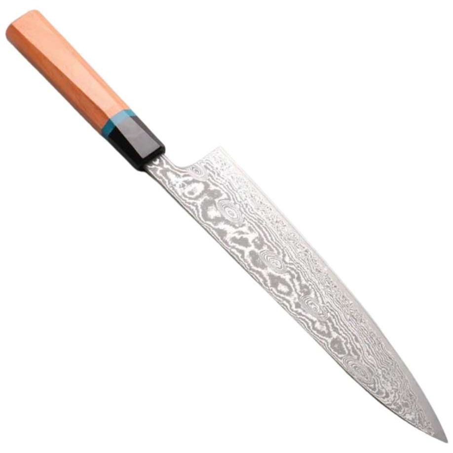 Ryusen Damascus Chef's Knife 24 cm Quince Handle Bonten Unryu KAI BU-503