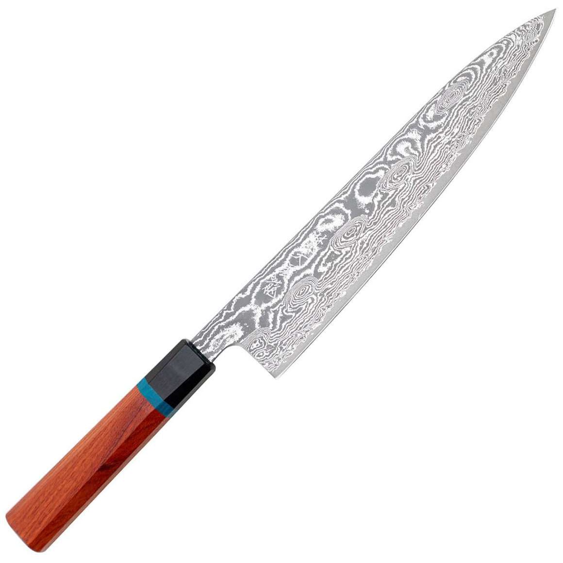 Ryusen Damascus Chef's Knife 18 cm Quince Handle Bonten Unryu KAI BU-505