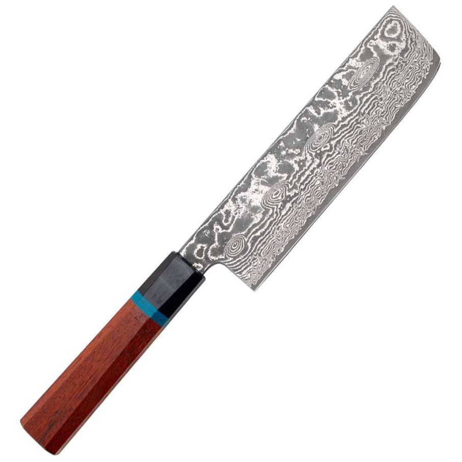 Ryusen Damascus Nakiri Knife 16.5 cm Quince Handle Bonten Unryu KAI BU-508