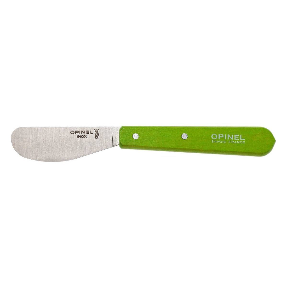 Opinel Butter Knife 6.5 cm Green Wooden Handle No 117 Les Essentiels 001935