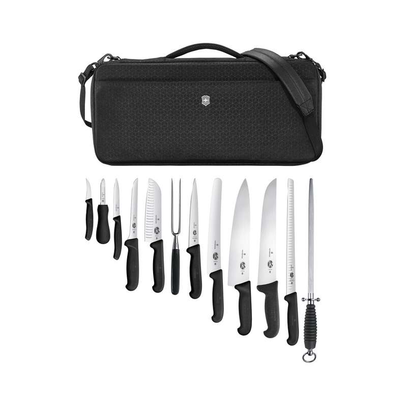 Victorinox Chef Knives 16 pcs Set And Knife Bag 12 Slots 5.4963