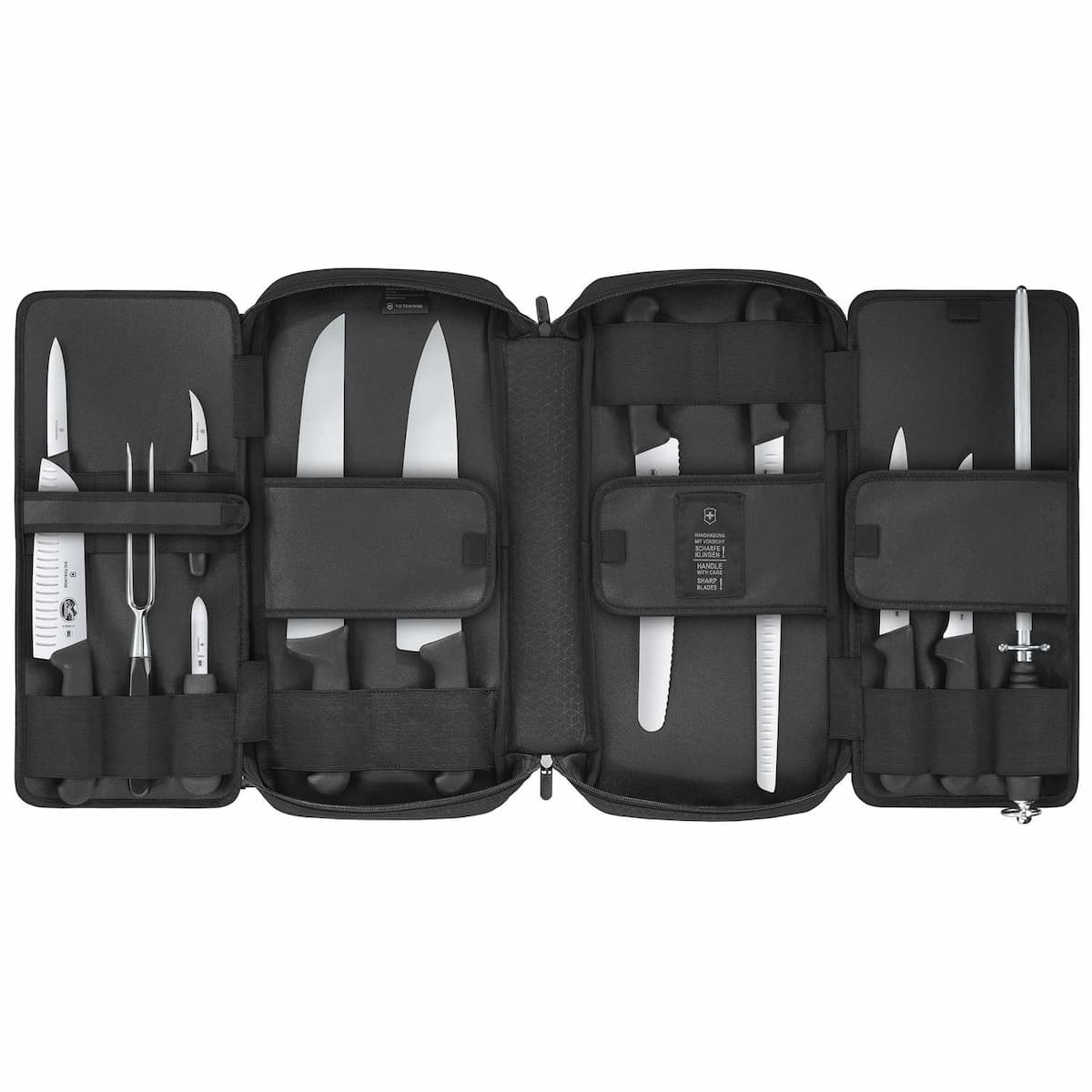 Victorinox Chef Knives 16 pcs Set And Knife Bag 12 Slots 5.4963