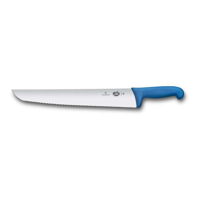 Victorinox Fish Serrated Slicing Knife 36 cm Blue Handle Fibrox 5.5232.36