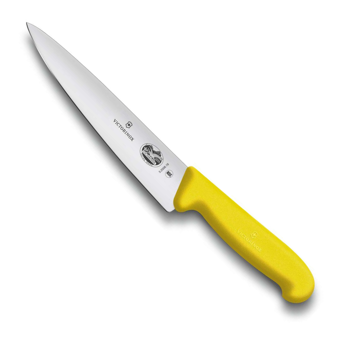 Victorinox Μαχαίρι σεφ 25 εκατ. κίτρινη λαβή Fibrox 5.2008.25