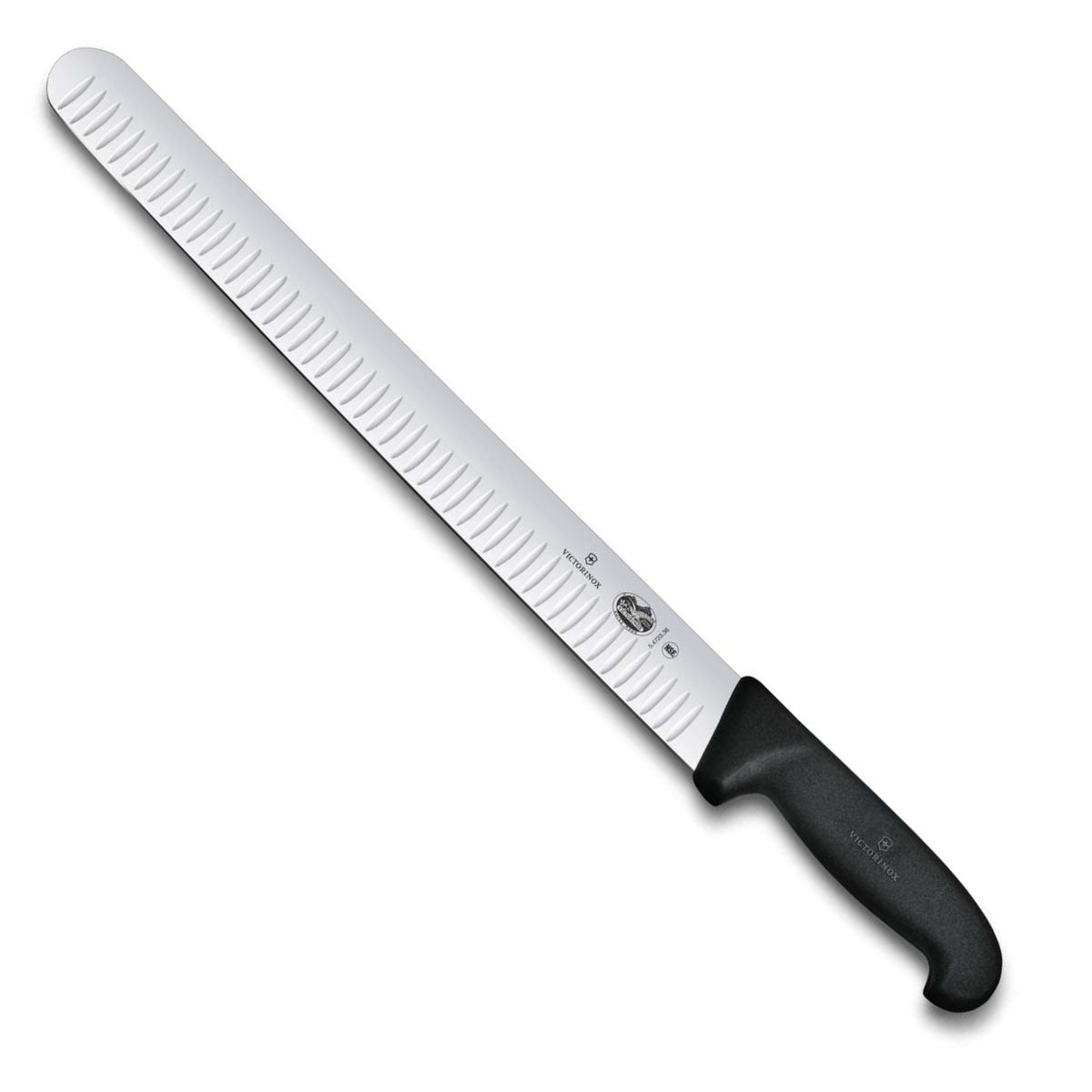 Victorinox Μαχαίρι τεμαχισμού με αυλακώσεις και φαρδιά λάμα 36 εκατ. λαβή Fibrox 5.4723.36