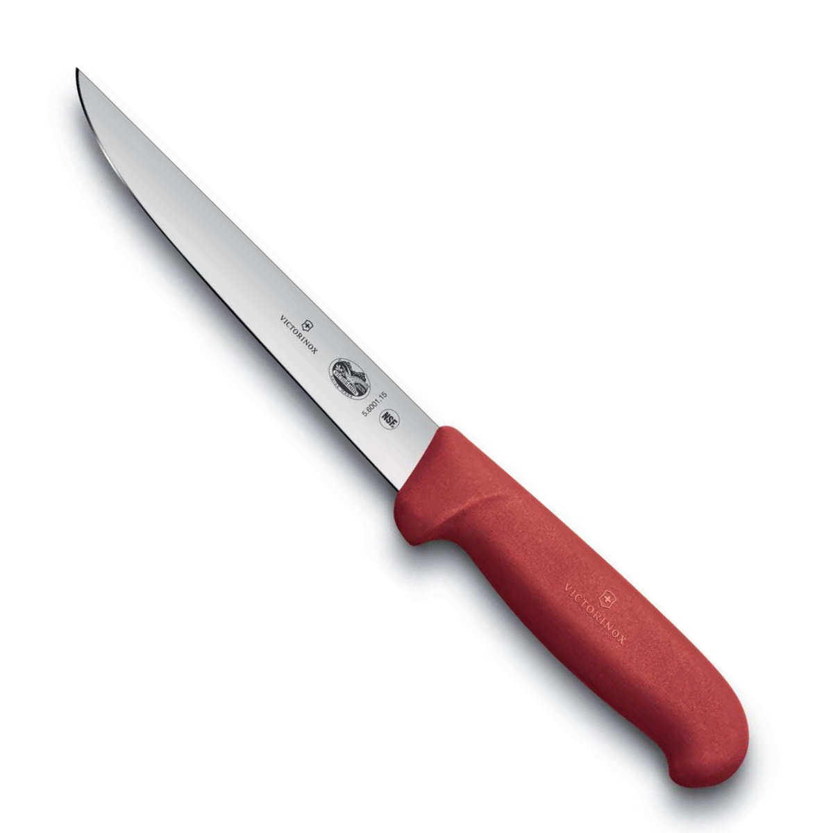 Victorinox Μαχαίρι ξεκοκαλίσματος ίσιο φαρδιά λεπίδα 15 εκατ. κόκκινη λαβή Fibrox 5.6001.15