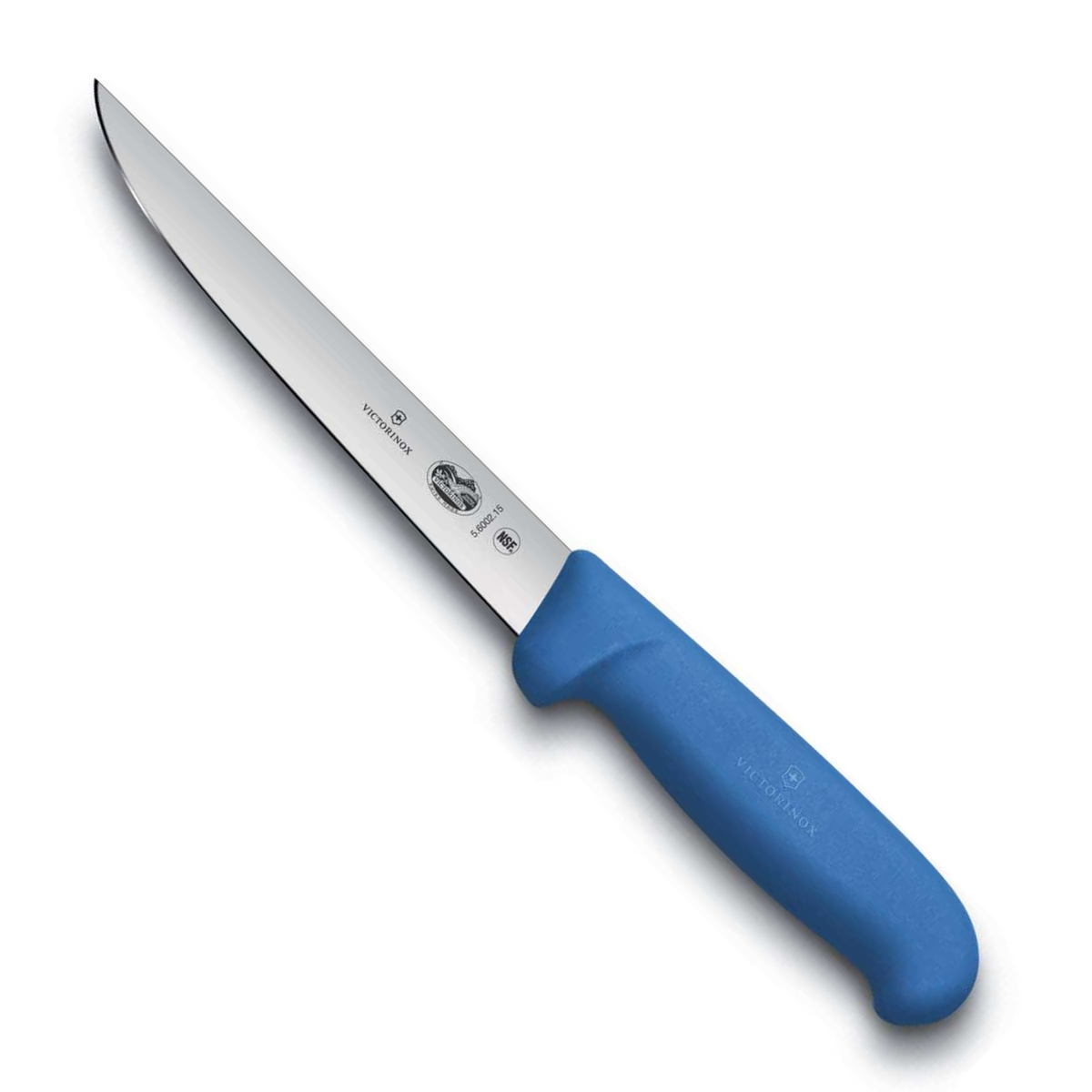Victorinox Μαχαίρι ξεκοκαλίσματος ίσιο φαρδιά λεπίδα 15 εκατ. μπλε λαβή Fibrox 5.6002.15