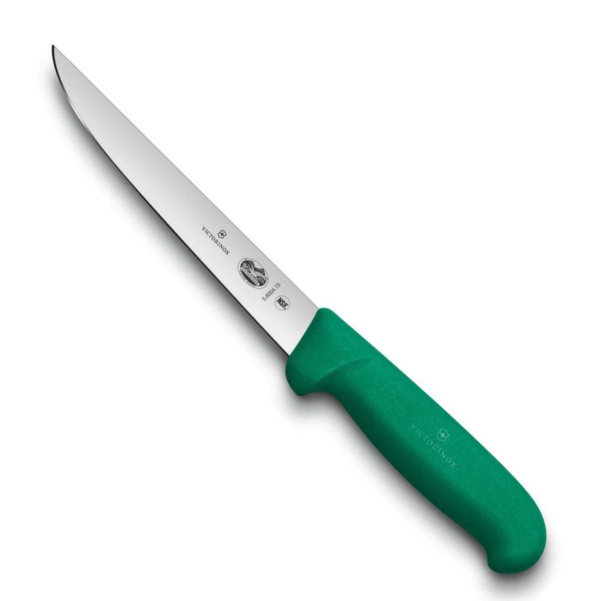 Victorinox Μαχαίρι ξεκοκαλίσματος 15 εκατ. ίσιο φαρδιά λεπίδα πράσινη λαβή Fibrox 5.6004.15
