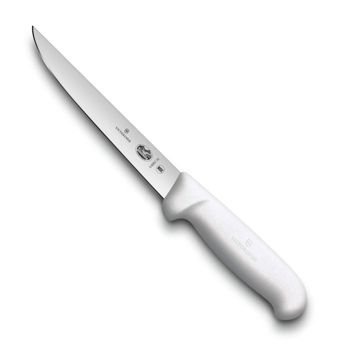 Victorinox Μαχαίρι ξεκοκαλίσματος ίσια φαρδιά λεπίδα 15 εκατ. λευκή λαβή Fibrox 5.6007.15