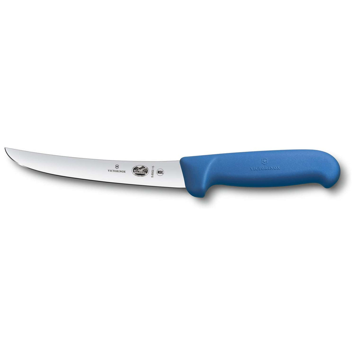 Victorinox Curved Boning Knife 15 cm Blue Hnadle Fibrox 5.6502.15