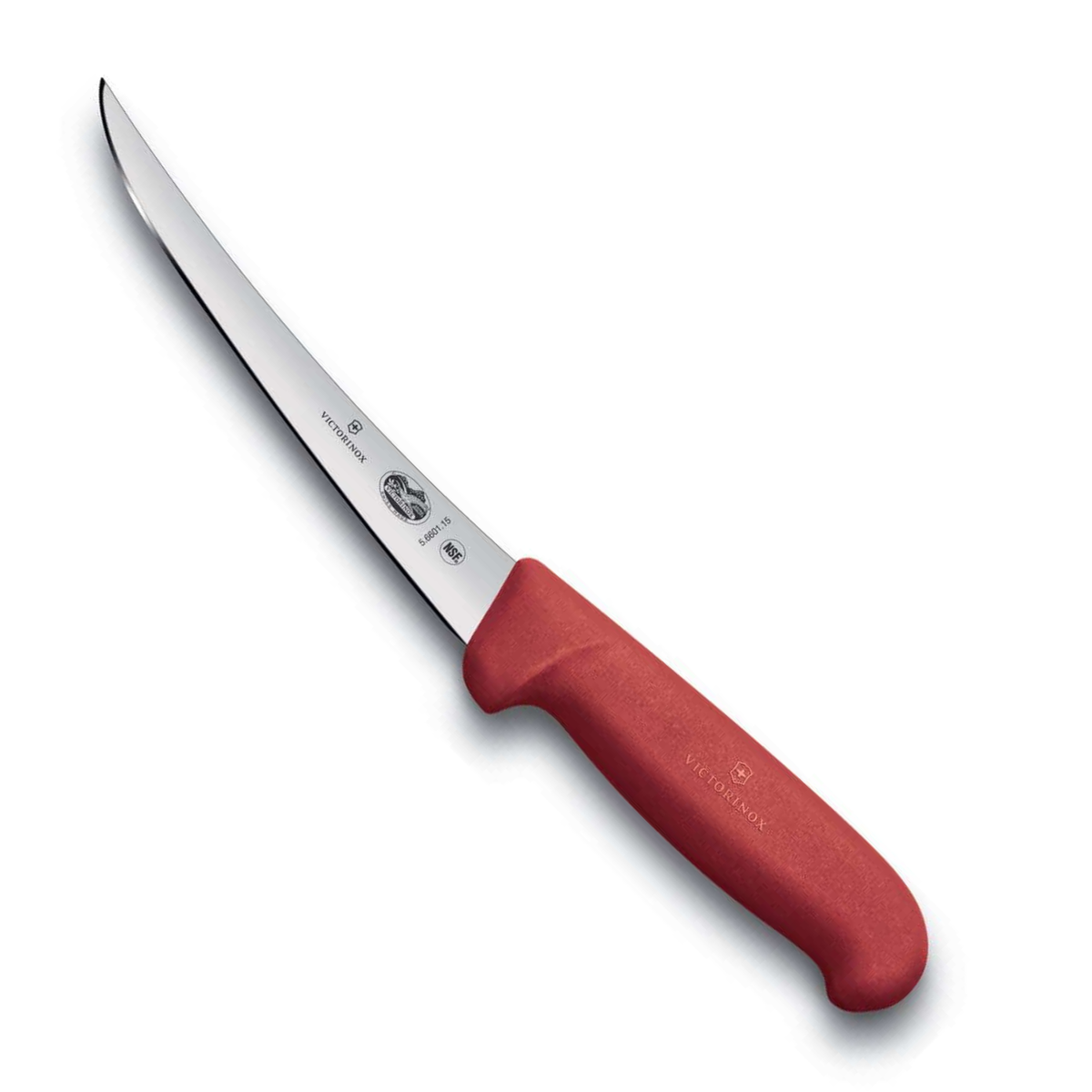 Victorinox Μαχαίρι ξεκοκαλίσματος 12 εκατ. με καμπύλη στενή λάμα κόκκινη λαβή Fibrox 5.6601.12