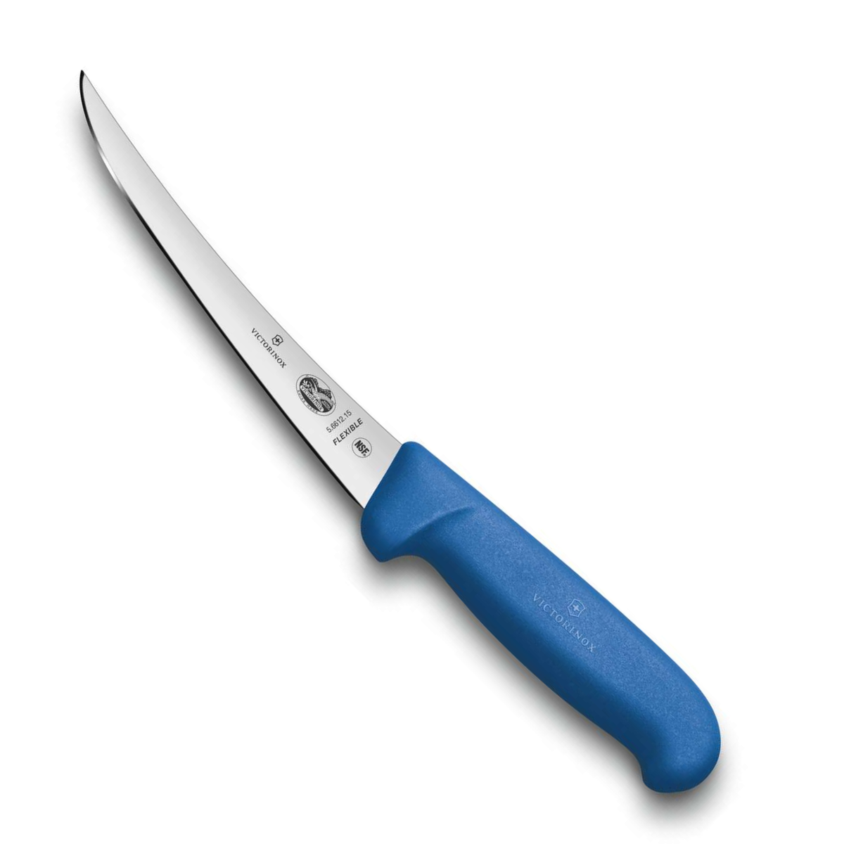 Victorinox Μαχαίρι ξεκοκαλίσματος με καμπύλη στενή και εύκαμπτη λάμα 15 εκατ. μπλε λαβή Fibrox 5.6612.15