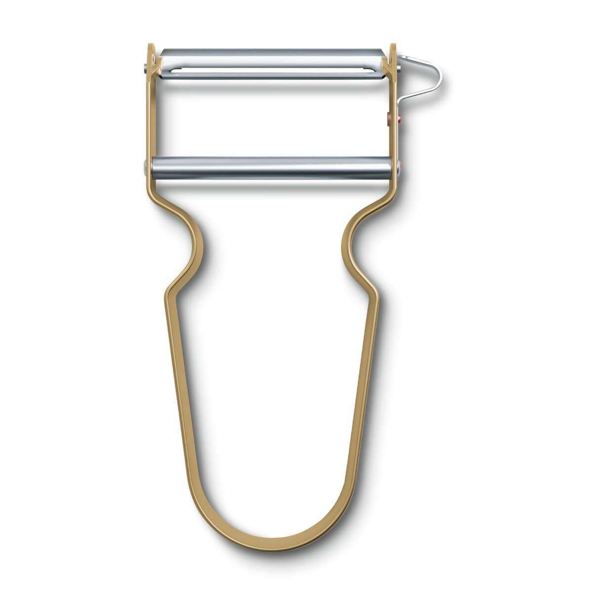 Victorinox Peeler Horseshoe With Metallic Handle REX Cashew 6.0900.81