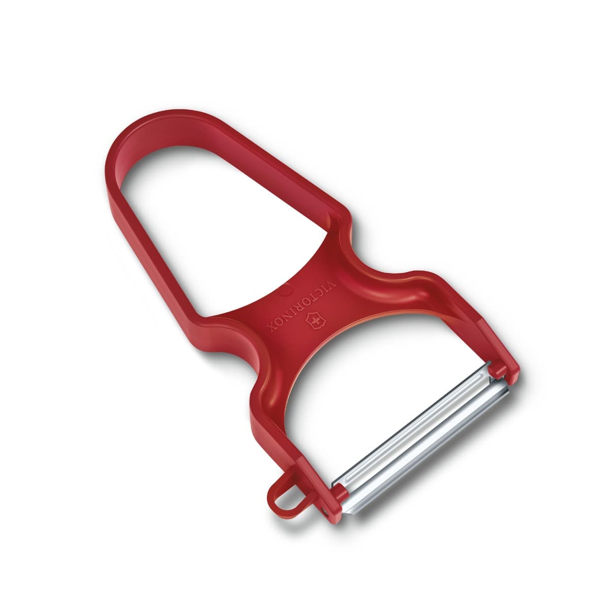 Victorinox Stainless Steel Peeler Horseshoe With Red Plastic Handle RAPID 6.0930.1