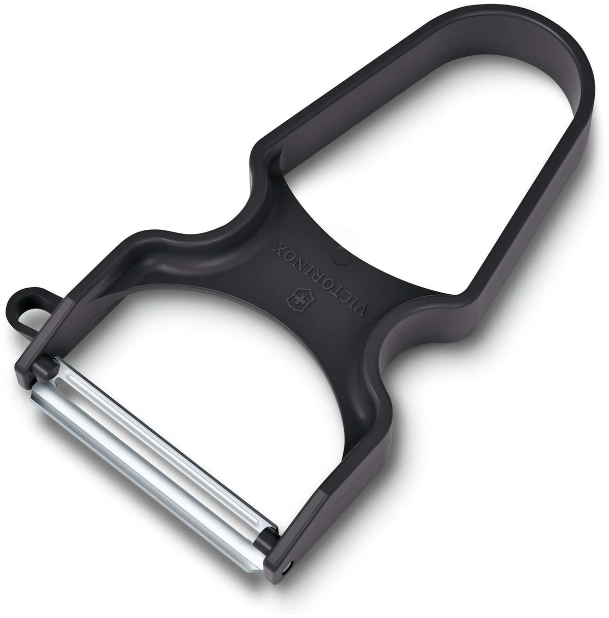 Victorinox Stainless Steel Peeler Horseshoe Black With Plastic Handle 6.0930.3