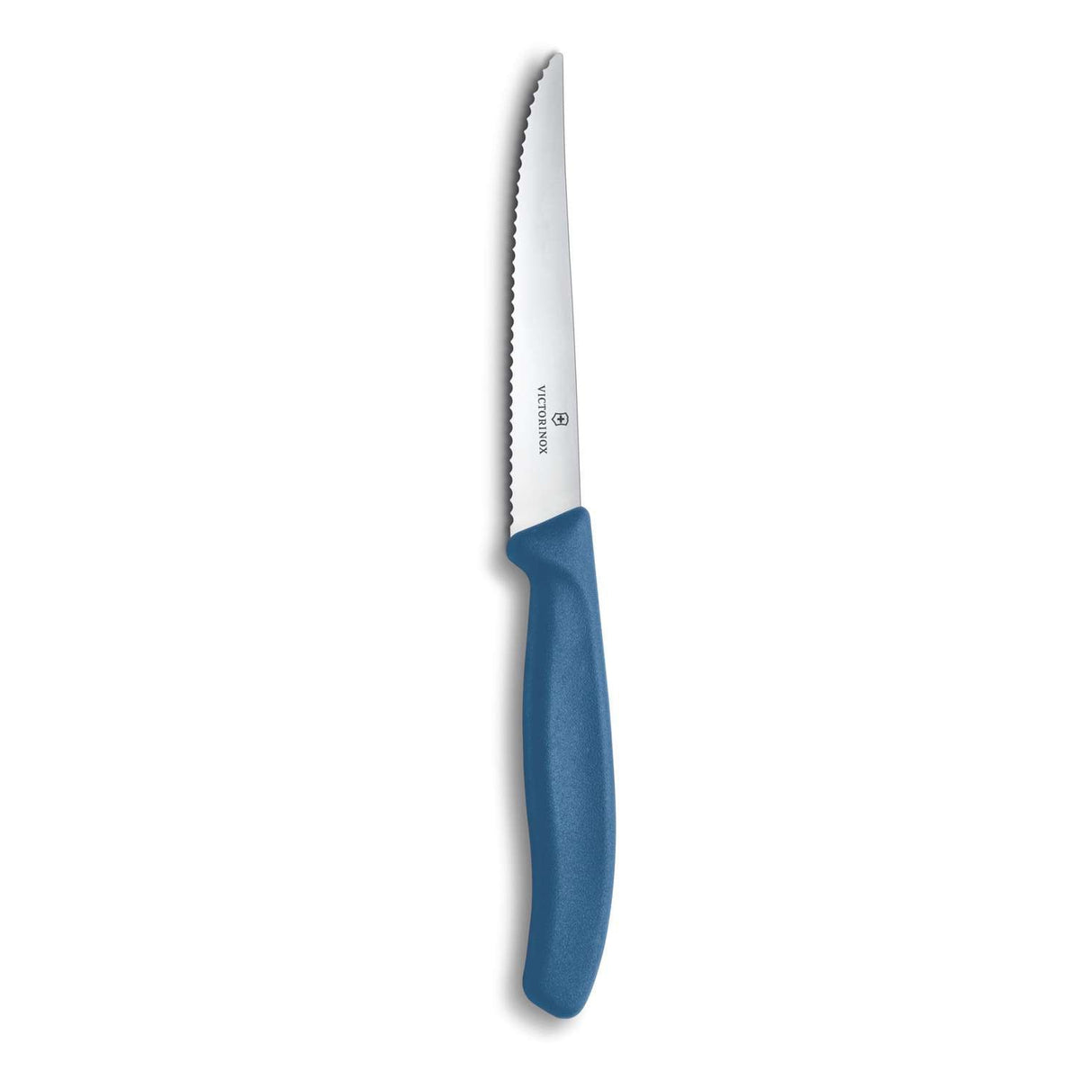 Victorinox Serrated Steak Knife 11 cm Blue Handle Swiss Classic 6.7232.C1