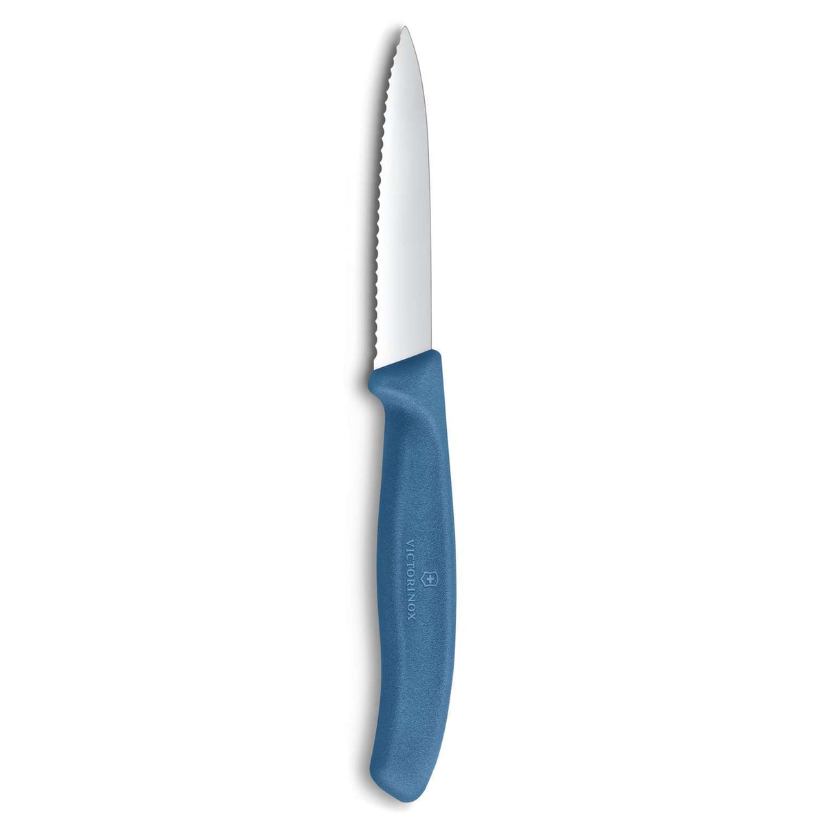 Victorinox Serrated Paring Knife 8 cm Blue Handle Swiss Classic 6.7632.C1