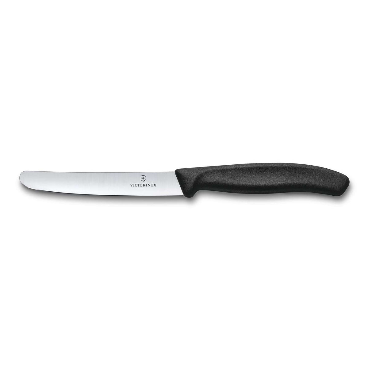 Victorinox Round Utility Knife 11 cm, Black Handle Swiss Classic 6.7803