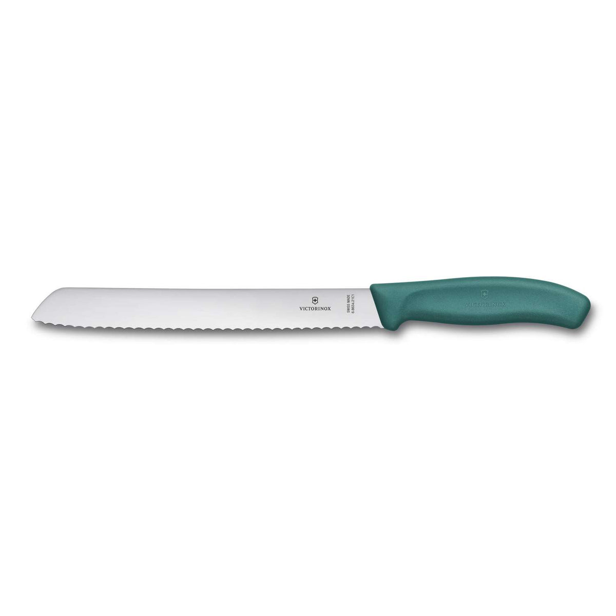 Victorinox Serrated Bread Knife 21 cm Green Handle Swiss Classic