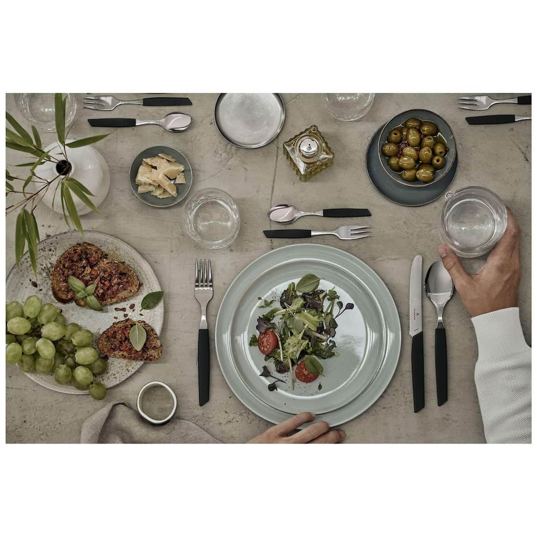 Victorinox Stainless Steel Cutlery Set 12 pcs Swiss Modern