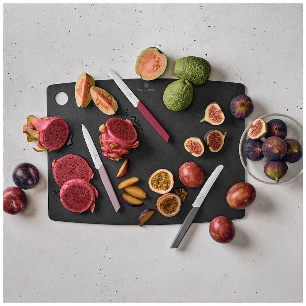Victorinox Kitchen Knives Blue Handles 2 pcs Set Swiss Modern 6.9096.2L3