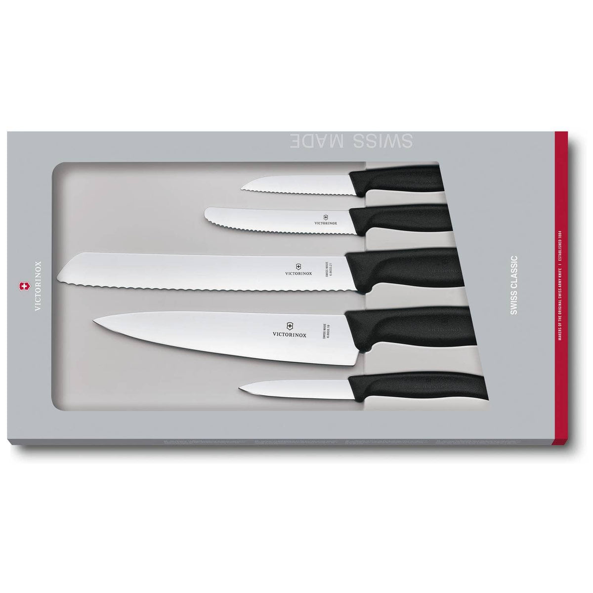 Victorinox Knives Set 5 pcs Gift Box Swiss Classic 6.7133.5G