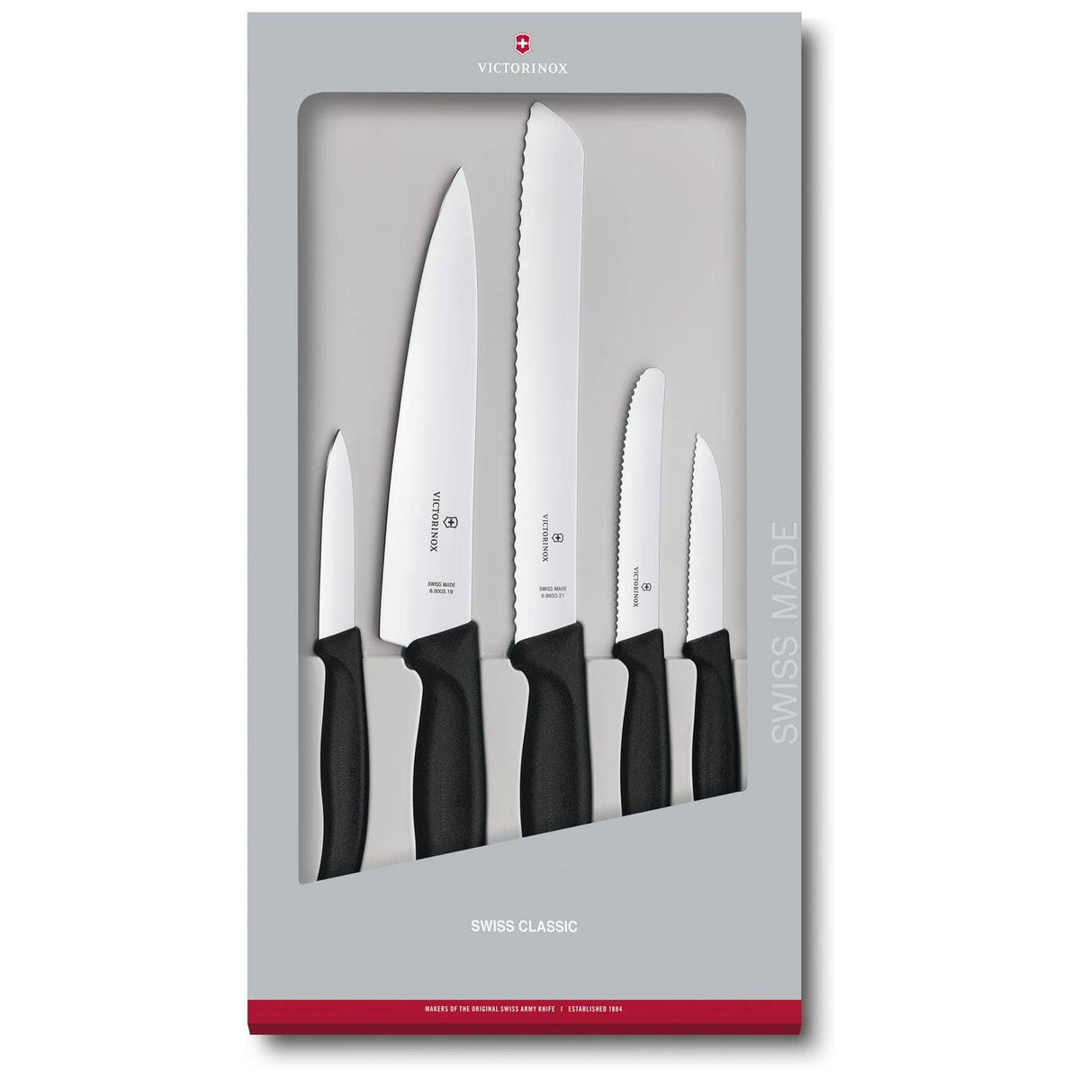 Victorinox Knives Set 5 pcs Gift Box Swiss Classic 6.7133.5G