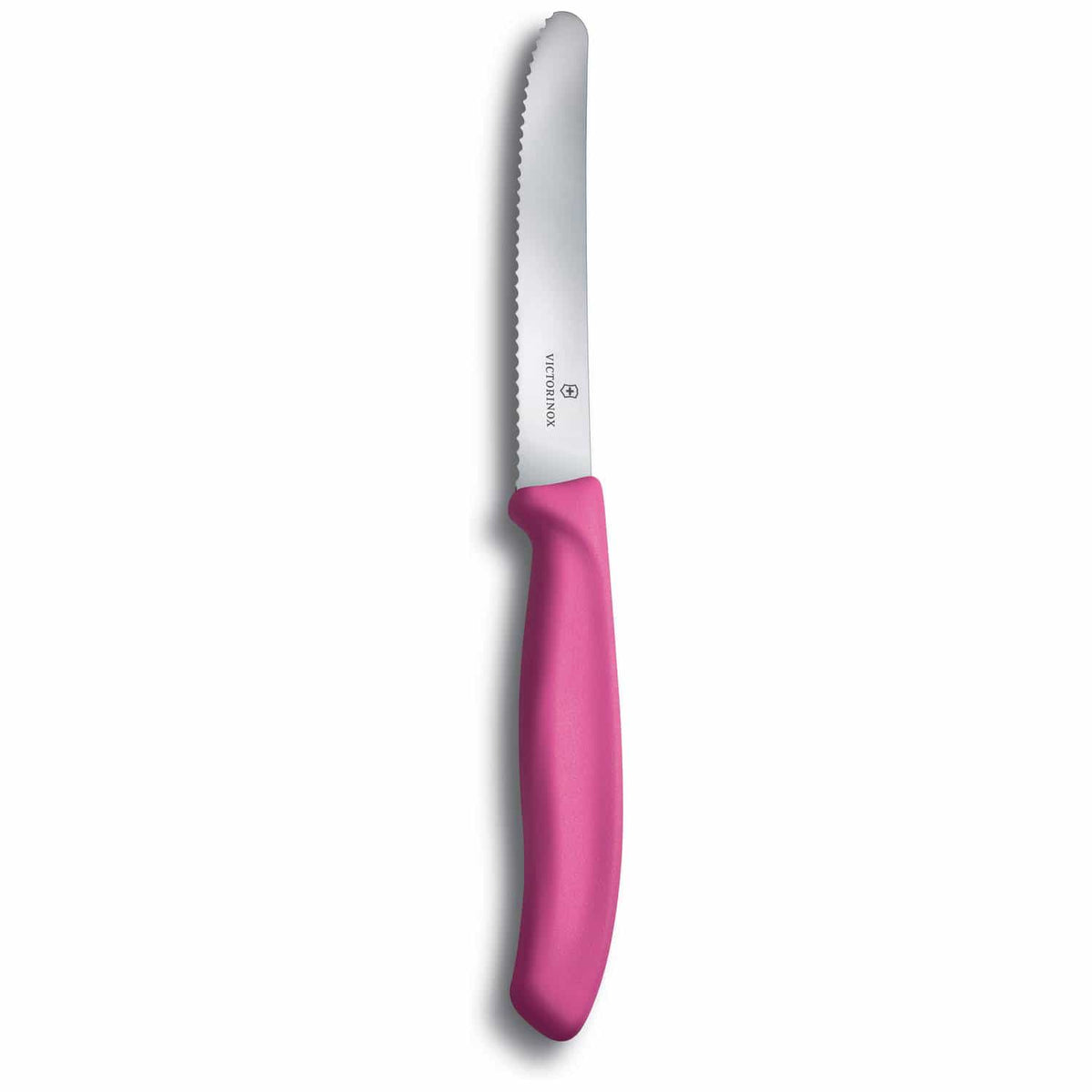 Victorinox Serrated Utility Knife 10 cm Pink Handle Swiss Classic