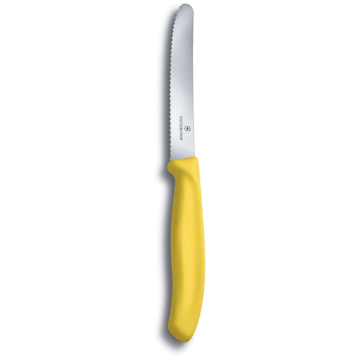 Victorinox Serrated Utility Knife 10 cm Yellow Handle Swiss Classic