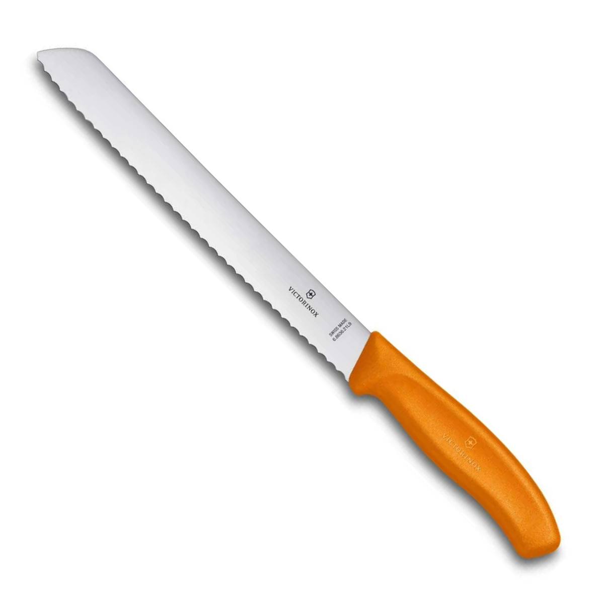 Victorinox Bread Knife Orange Handle 21 cm Swiss Classic