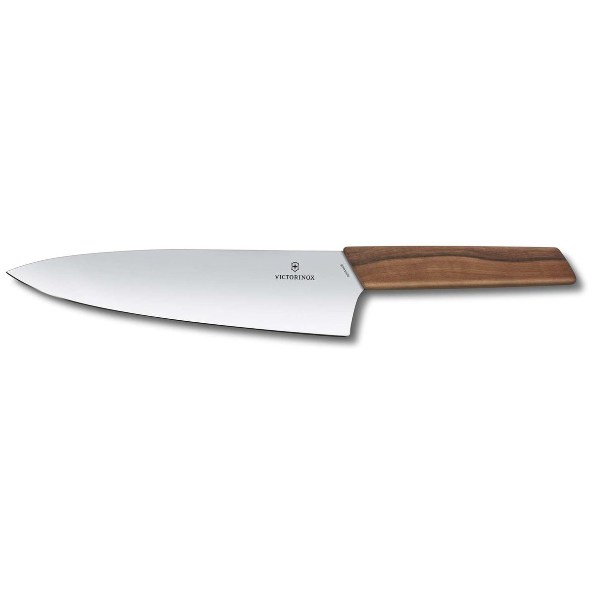 Victorinox Chef's Knife Extra Wide Blade 22 cm Wooden Handle Gift Box Swiss Modern 6.9010.20G