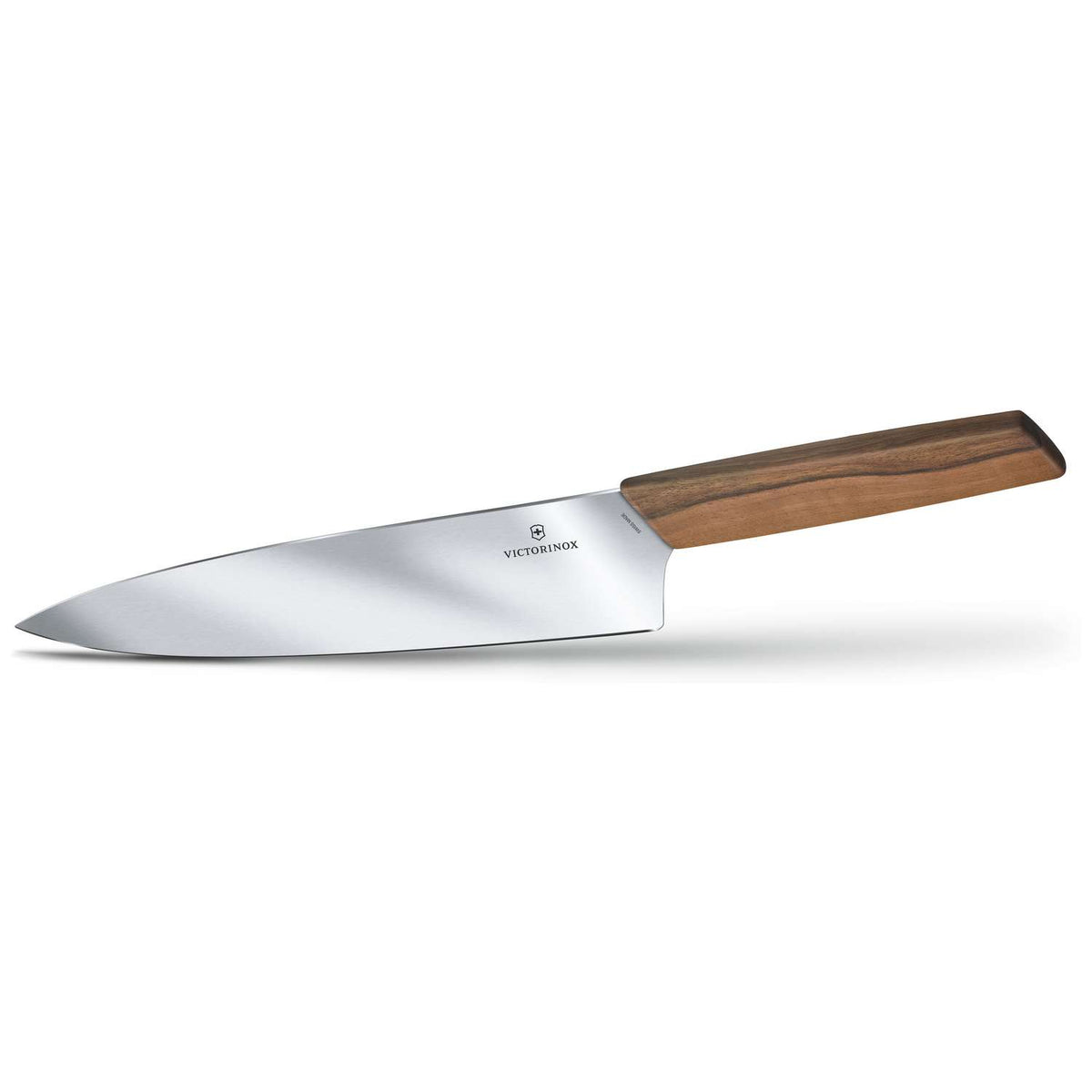 Victorinox Chef's Knife Extra Wide Blade 22 cm Wooden Handle Gift Box Swiss Modern 6.9010.20G