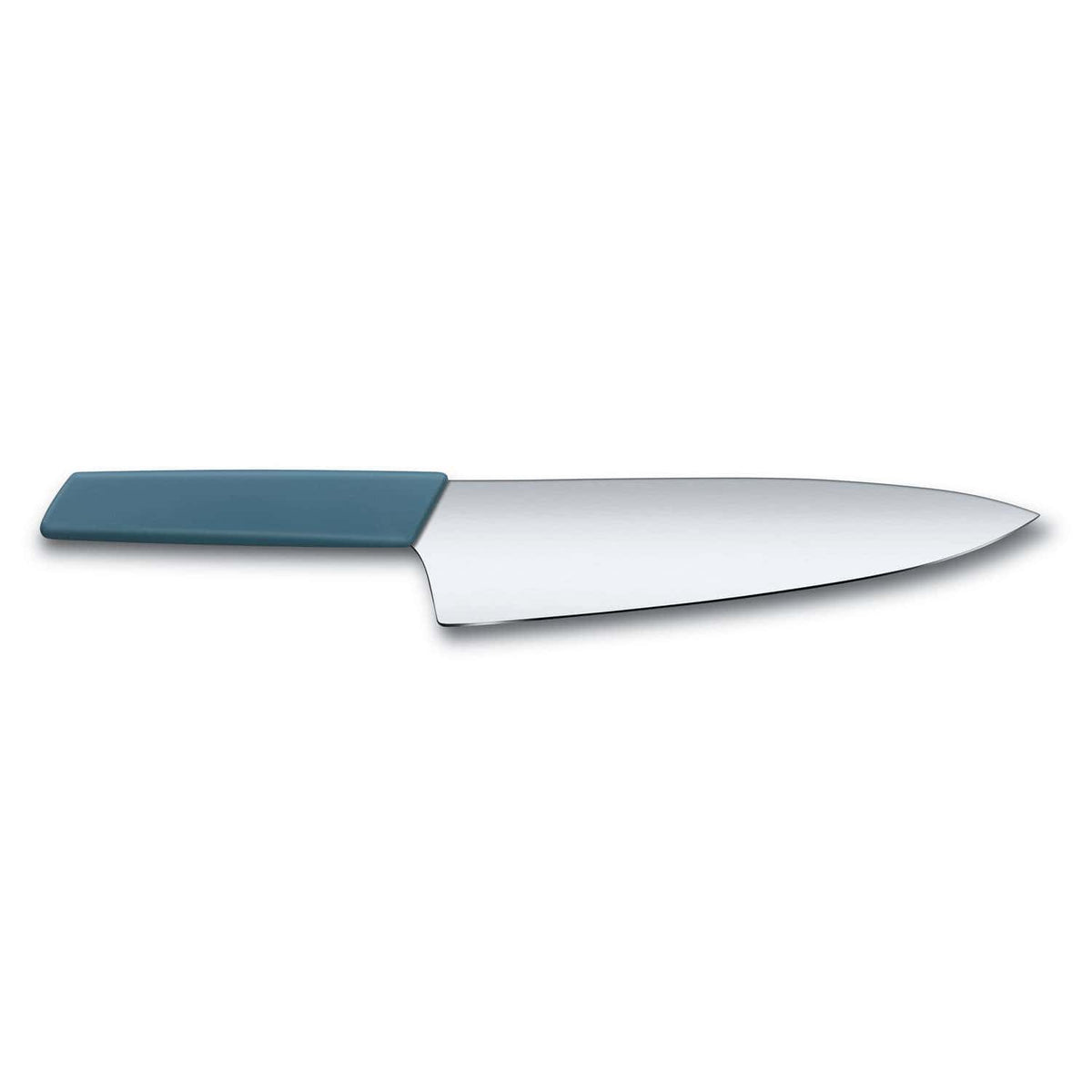 Victorinox Chef'S Knife 20 cm Extra Wide Blade Blue Handle Swiss Modern