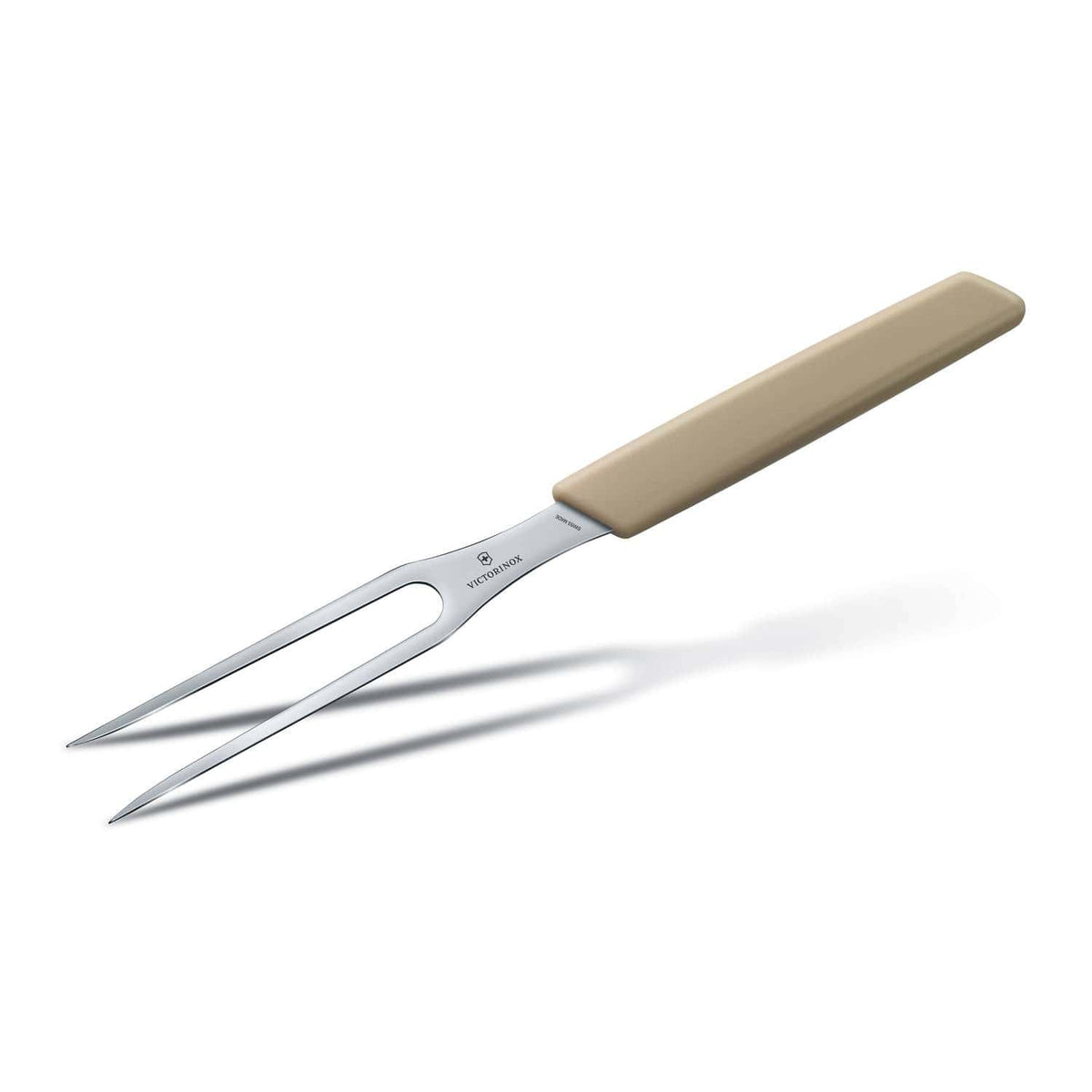 Victorinox Stainless Steel Fork 15 cm Beige Handle Swiss Modern