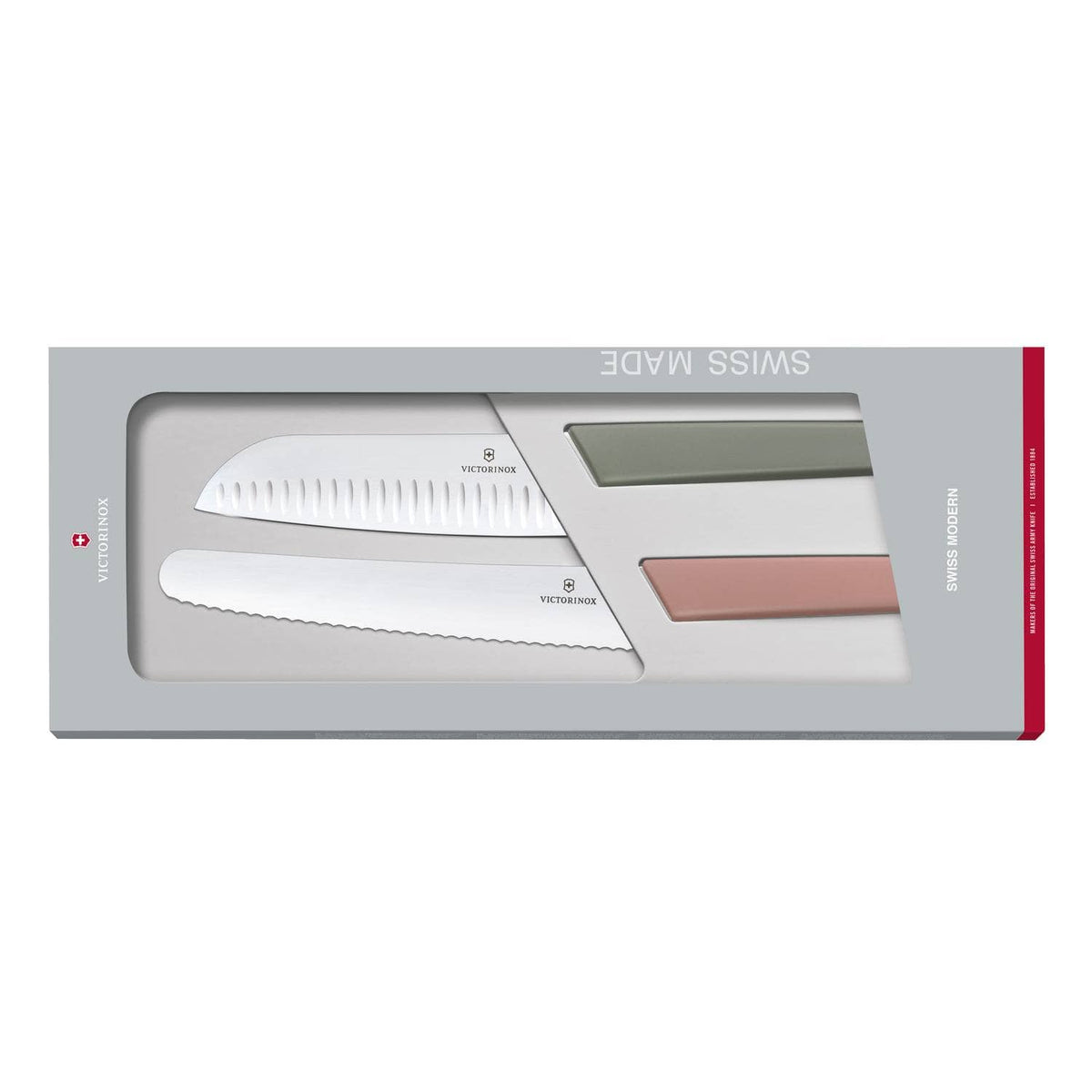 Victorinox Knives 2-Pieces Set Gift Box Swiss Modern 6.9096.22G