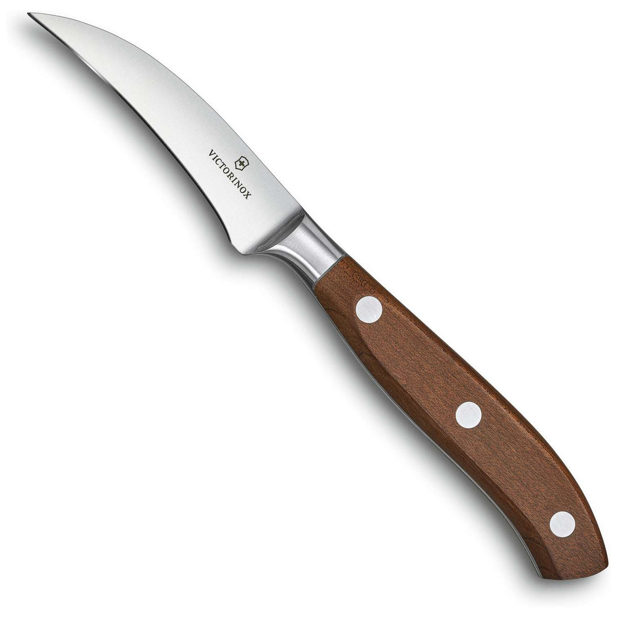 Victorinox Stainless Steel Peeling Knife with Wooden Handle 8 cm Gift Box Grand Maitre 7.7300.08G